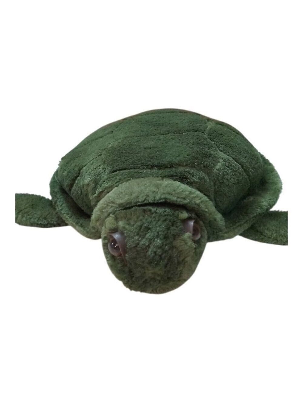 Large 14 Inch Green Sea Turtle Plush Stuffed Animal Soft Cuddly Pillow Pet